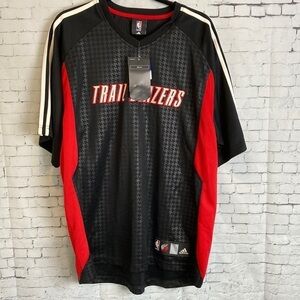 Official NBA Trailblazers Shooting Shirt Jersey  L Portland Vintage 2000’s NWT